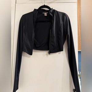 Forever21 cropped workout jacket